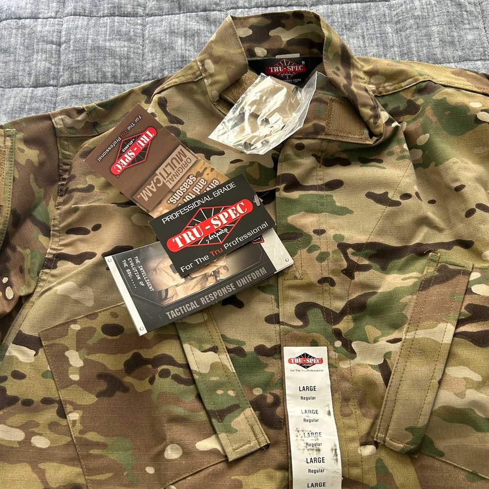 NWT Tru-Spec Men's Camouflage Tactical Jacket